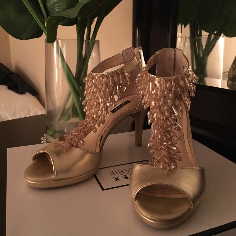Alex Marie Dellah special occasion shoes - Gold